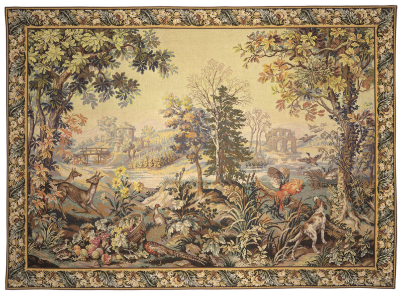 Landscape tapestry.